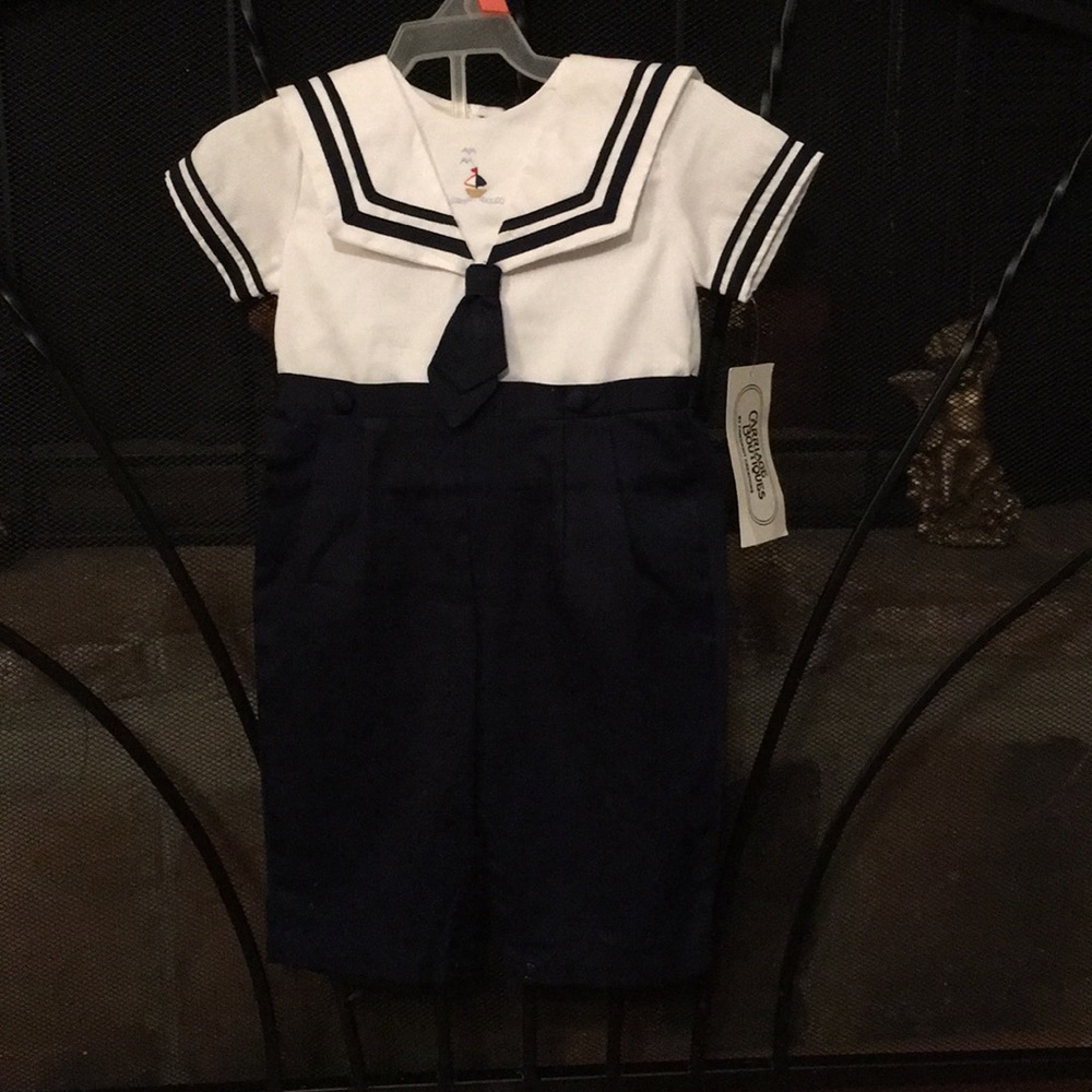 9mo sailor one piece suit boutique quality